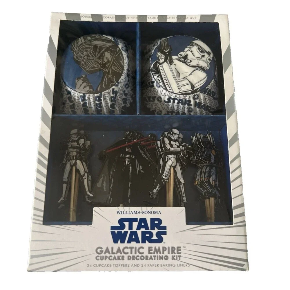 NEW Star Wars Galactic Empire × Williams Sonoma 24 Cupcake Decorating Kit